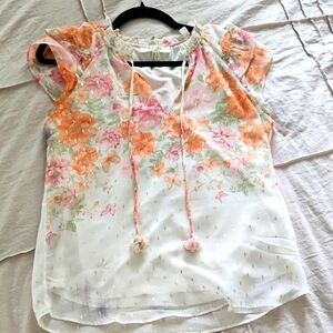 Floral Print Women's Top